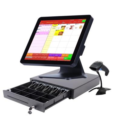 China Hotel / Restaurant / Supermarket / Retail Store Touch POS Systems Capacitive Terminal Cash Register For Supermarket for sale