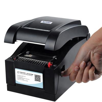 China 20mm To 80mm Thermal Barcode Printer Bar Code Printer Black And White Thermal Label Printer XP-350B for sale