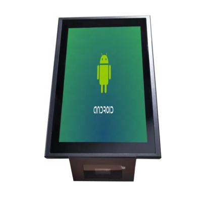 China Metal 10.1 Inch Android POS System Touch Screen Price Checker With 2D Barcode Scanner for sale