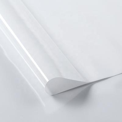 China Non Self Adhesive Privacy Window Frosted Film No Glue Anti-UV Window Sticker White Frosted Film for sale