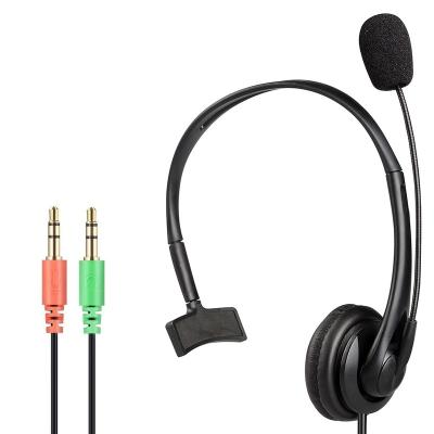 China Headband Opptel Microphone 3.5 Headset For PC Or Landline Phone for sale