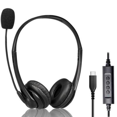 China Top Quality Headband Type C Headset With Microphone And Noise Cancellation for sale