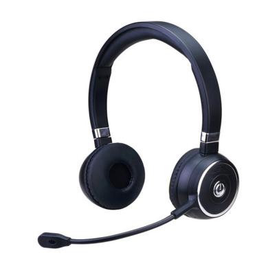 China Portable Call Center Solution Opptel Wireless Headset With Rotating Microphone For Call Center Headset for sale