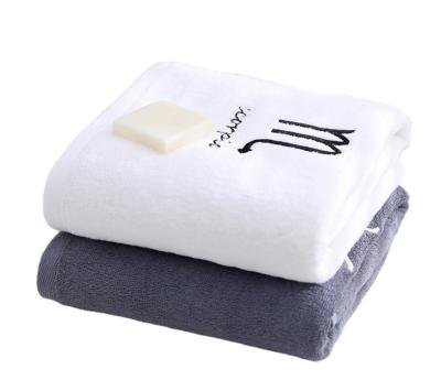 China 100% Quality Hotel Cotton Bath Towel Viable Absorbent Quick Drying Towel LOGO Bath Towel Custom Made for sale