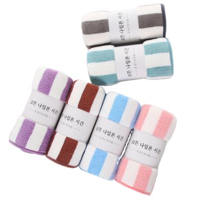 China Viable Beauty Salon Drying Towel Velor Towel Quick Coral Set is available with custom logo for sale