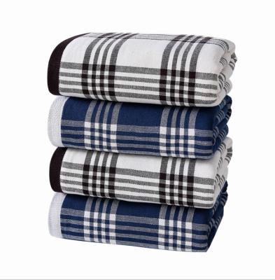 China Sustainable High Quality Absorbent Quick Dry 100% Cotton Bath Towel Set Custom Logo Bath Towel Set for sale