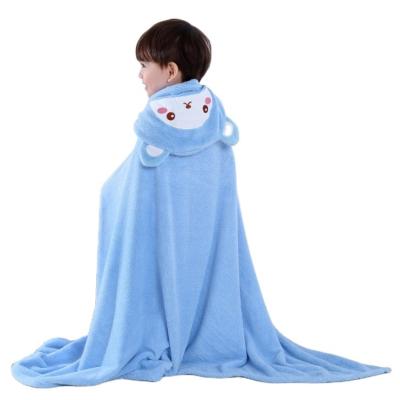 China Superdry Soft Absorbent Baby Bath Robe Baby Towels Baby Yoda Towel Turkish Thick Coral Velvet Hooded Towel Soft Absorbent Bath Towel for sale