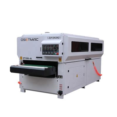 China Building Material Shops OSETMAC MDF Heavy Duty Automatic Panel Woodworking Brush Sanding Machine DT1000-8S for sale