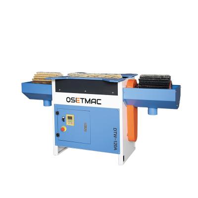 China Door Cabinet Sanding OSETMAC Three Rollers Manual Brush Sanding Machine DTW-120A For Wood Polish for sale