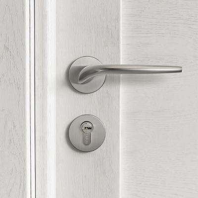 China [Door handle] Nordic indoor zinc alloy lock mute split lock modern interior door lock anti-theft hardware for sale