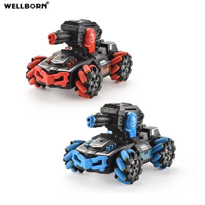 China RC Model Kids Water Bullet Shooting Vehicle Set Electric Remote Control Drift Dance Stunt Toy Car Set with Light and Sound for sale