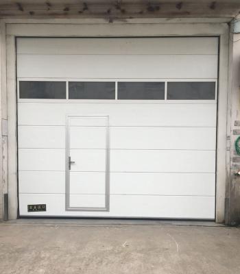 China Industrial Industrial Garage Doors Galvanized Steel Door Remote Control Electric Gate for sale