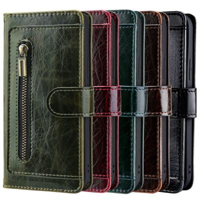 China New Design Shockproof Zipper Wallet Phone Case For iPhone 12 13 Leather Flip Cell Phone Cover Case For iPhone 13 Pro Max 13 Pro for sale