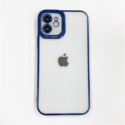 China Shockproof designer plated transparent phone case tpu phone cover clear case for iPhone 13 13 pro 13 pro max for sale