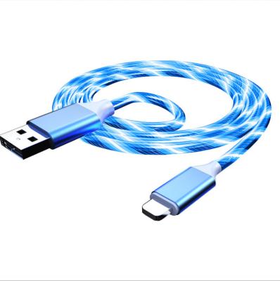 China Mobile Phone Etc.electronic Product Maxwill LED Flowing Type C Usb Cable For Mobile Phone Charging Cable for sale