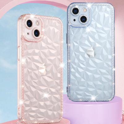 China Colorful Tpu Fashion Full Cover Phone Case Fashion Phone Case For iphone 13 pro shiny diamond phone case 12 11 for iphone 13 for sale