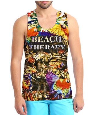 China QUICK DRY Pacific Maori Tribe Polynesia Samoa Fiji Tonga Tattoo Singlet Jumper Custom Sublimated Beach Singlet Training Tank Top for sale