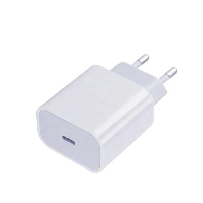 China Mobile Phone Wholesale Palladium Wall Charger 20W Cord Fast Charging UK Eu Kr Us Charger Data Charger For Apple Iphone 12 for sale