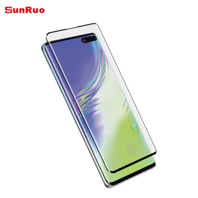 China Ultra Thin Mobile Phone 0.26mm Tempered Glass With Fingerprint Unlock For Galaxy S10 5G Screen Protector for sale