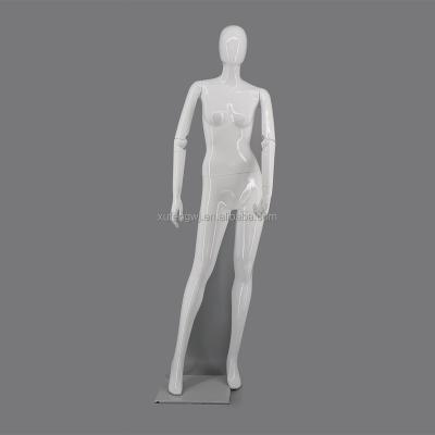 China With Shiny White Adjustable Full Body Wig FA-20 Arm Support Mannequin Factory Wholesale OEM Custom for sale