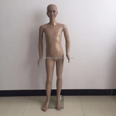 China Factory Selling Full Body 140cm Realistic Skin Directly Standing Full Body Children Clothing Display Mannequin Model for sale