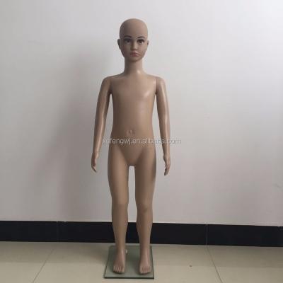 China Cheap Full Body Skin Color Factory Sale Directly Size: 110CM Full Standing Makeup Body Children Kids Dressing Display Mannequin Model for sale