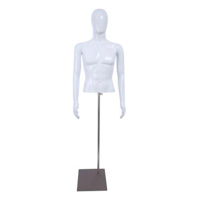 China Color can be customized wholesale high quality plastic mannequin upper body men mannequin and low price sale for sale