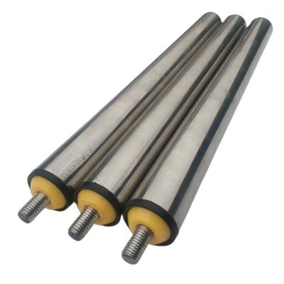 China Lines Stainless Steel Conveyor Roller Rubber Coated Waiting Conveyor Roller Conveying Roller for sale