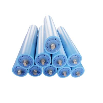 China Building Material Stores Use High Small Carrier/UPE PE Roller HDPE Belt Conveyor Waiting Roller Plastic Nylon Conveyor Rollers for sale