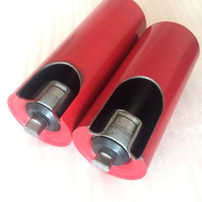 China Building Material Shops 89mm Diameter Belt Conveyor Steel Pipe Guide Roller for sale