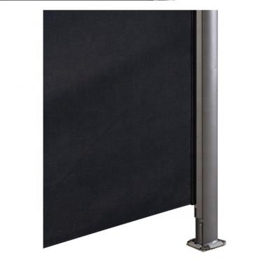 China Polyester Sail Material Outdoor Side Shade Privacy Fence with Retractable Side Awning for sale