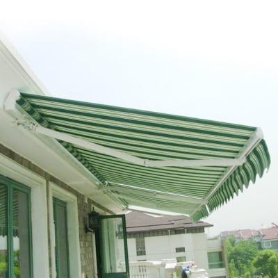 China Sail Material Polyester Retractable Awning for Patio Balcony UV Water-Resistant Cover for sale