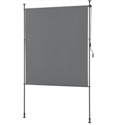 China Privacy Screen Outdoor Vertical Awning No Drilling Required 100*270 with Powder Coating for sale