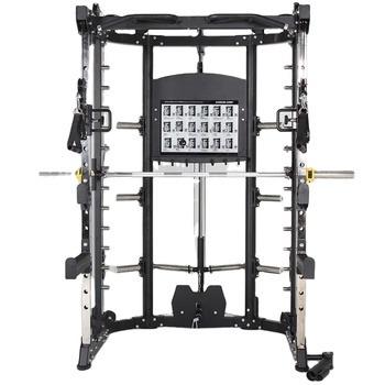 China Multi Functional Cable Smith Machine Safe Comfortable Portable Fitness Trainer Fly Bird Cross For Bodybuilding Gym Equipment for sale