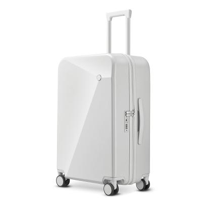 China Young 20 Inch Zipper Type Cabin Trolley Suitcase With Frosting Surface Ready To Ship for sale