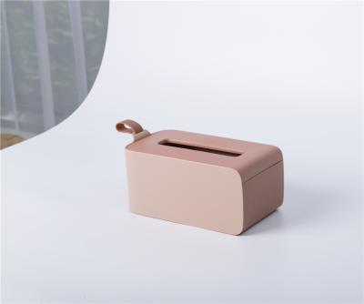 China Pinmoo OEM/ODM Custom Home and Office Use Dispenser Tissue Table Occasional Plastic Paper Storage Box for sale