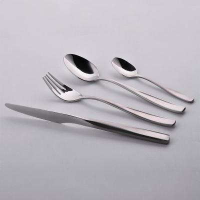 China Modern Sustainable Elegant Sterling Silver Flatware Stainless Steel Custom Cutlery for sale