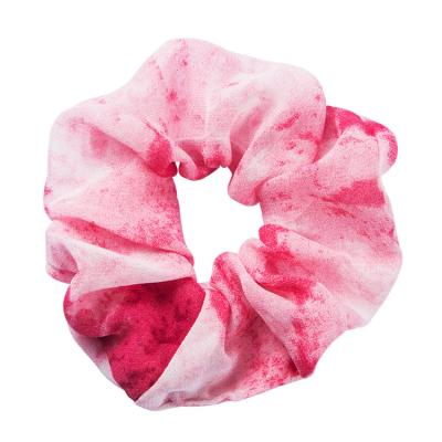 China Fashionable Hair Band Cloth Hair Scrunchies Good Quality Print Elastic Hair Band Girls Ponytail Holder Head Wear for sale