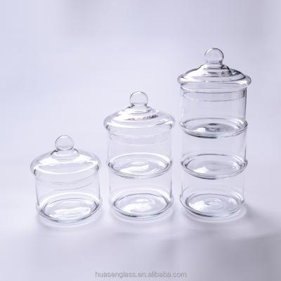 China Special Freshness Preservation Maker Tea Coffee Sugar Storage Candy Jar Glass With Lid for sale