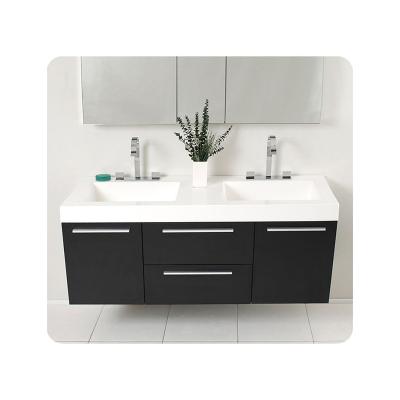 China Latest Modern Factory Bathroom Sink With Cabinet Fashion Design Cabinet Basin Bathroom Vanity For Decoration Furniture for sale