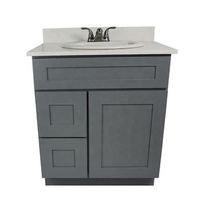 China Modern High Quality Modern Wooden Vanity Cabinet Bathroom for sale