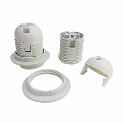 China White Black Plastic Screw CE VDE UL E27/E26 M10 Socket Lamp Accessories Light Holder Screw Flame Retardant Lamp for sale