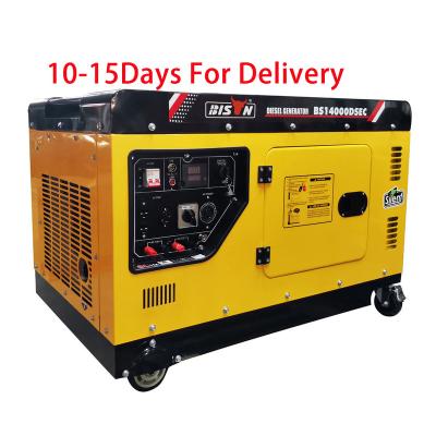 China Standby Backup Iso9001 Single Cylinder 4 Stroke Super Silent 7Kw 10Kw 12Kw Diesel Generator 20000set/Month for sale