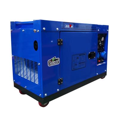 China Wholesale Standby Backup 1102FE Manual Electric Start Air-Cooled 10Kva 12Kw Super Silent Diesel Generator 20000set/Month for sale