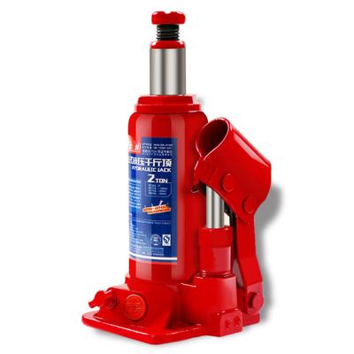 China Car Jack Bison China Factory Manual Car Lift 2T Bottle Automobile Hydraulic Vertical Jack With Safety Valve for sale