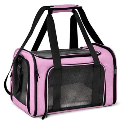 China Wholesale Breathable Customize Pet Portable Travel Carry Breathable Pet Backpack Carrier Bag for sale