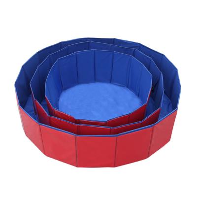 China 80/120/160 cm Sustainable Wholesale Outdoor Foldable Swimming Pool for Cats and Dogs Kids Pet Tub for sale