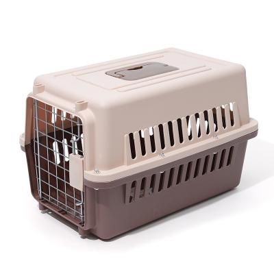 China Wholesale Breathable Pet Products 2021 Portable Outdoor Travel Pet Carrier Box Pet Boxes for sale