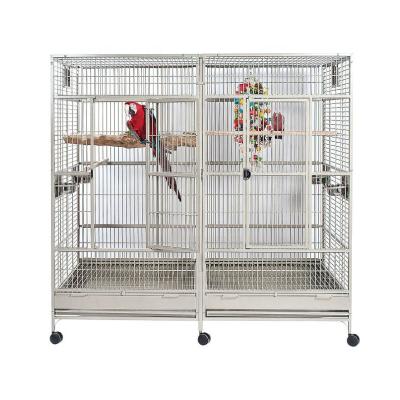 China Breathable Bird Cages Wholesale Parrot Factory Customization Bird Cage Breeding Large Birds for sale