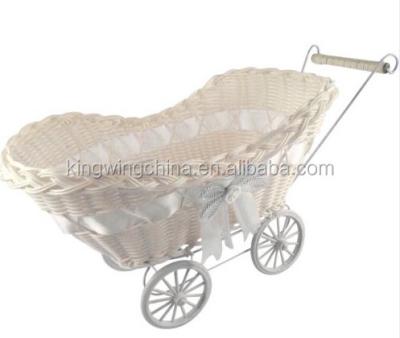 China Large modern white pram basket basket for sale